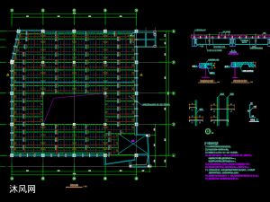 鋼結(jié)構(gòu)房屋圖紙（鋼結(jié)構(gòu)房屋設(shè)計(jì)圖紙） 鋼結(jié)構(gòu)鋼結(jié)構(gòu)停車場設(shè)計(jì) 第1張