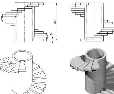 螺旋樓梯設計圖(關于螺旋樓梯設計的一些關鍵信息螺旋樓梯設計的關鍵信息) 裝飾家裝施工 第5張 螺旋樓梯設計圖(關于螺旋樓梯設計的一些關鍵信息螺旋樓梯設計的關鍵信息) 裝飾家裝施工 第5張