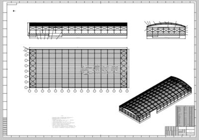 35米跨度鋼結(jié)構(gòu)圖紙(35米跨度鋼結(jié)構(gòu)設(shè)計規(guī)范) 建筑方案施工 第5張 35米跨度鋼結(jié)構(gòu)圖紙(35米跨度鋼結(jié)構(gòu)設(shè)計規(guī)范) 建筑方案施工 第5張