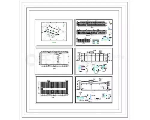 鋼結構廠房圖紙電子版（鋼結構廠房圖紙電子版圖紙通常包括以下幾個方面的內容） 北京加固施工 第1張