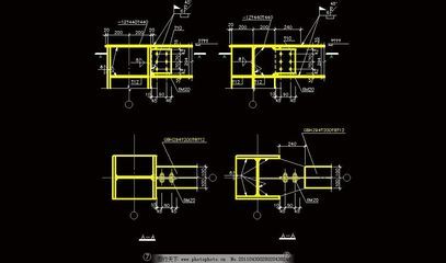 鋼結構梁柱連接圖（鋼結構梁柱連接的基本類型包括全焊接節(jié)點和全栓接節(jié)點） 鋼結構網架施工 第2張