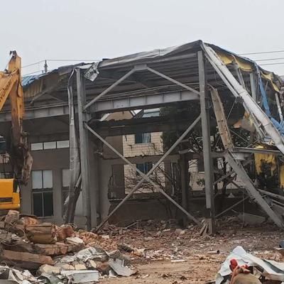 鋼結(jié)構(gòu)廠房拆除圖片（鋼結(jié)構(gòu)廠房拆除流程圖解） 建筑消防設(shè)計 第5張