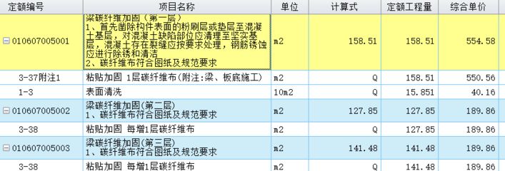 碳纖維加固工程報價清單（2018碳纖維加固工程報價清單） 結(jié)構(gòu)橋梁鋼結(jié)構(gòu)施工 第3張