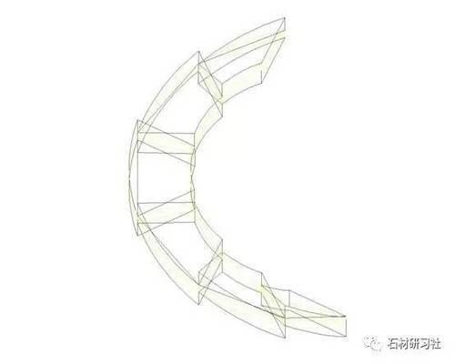 螺旋樓梯展開圖cad 裝飾家裝設計 第3張