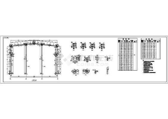 21米跨度鋼結(jié)構(gòu)房屋設(shè)計(jì) 結(jié)構(gòu)框架施工 第2張 21米跨度鋼結(jié)構(gòu)房屋設(shè)計(jì) 結(jié)構(gòu)框架施工 第2張