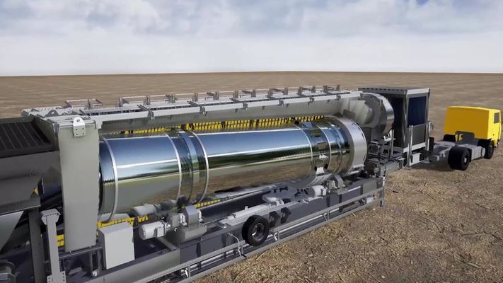 移動混凝土攪拌站視頻 鋼結構門式鋼架施工 第1張