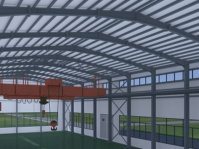 鋼結(jié)構(gòu)廠(chǎng)房的示意圖(鋼結(jié)構(gòu)廠(chǎng)房設(shè)計(jì)要點(diǎn)詳解) 結(jié)構(gòu)框架施工 第1張 鋼結(jié)構(gòu)廠(chǎng)房的示意圖(鋼結(jié)構(gòu)廠(chǎng)房設(shè)計(jì)要點(diǎn)詳解) 結(jié)構(gòu)框架施工 第1張