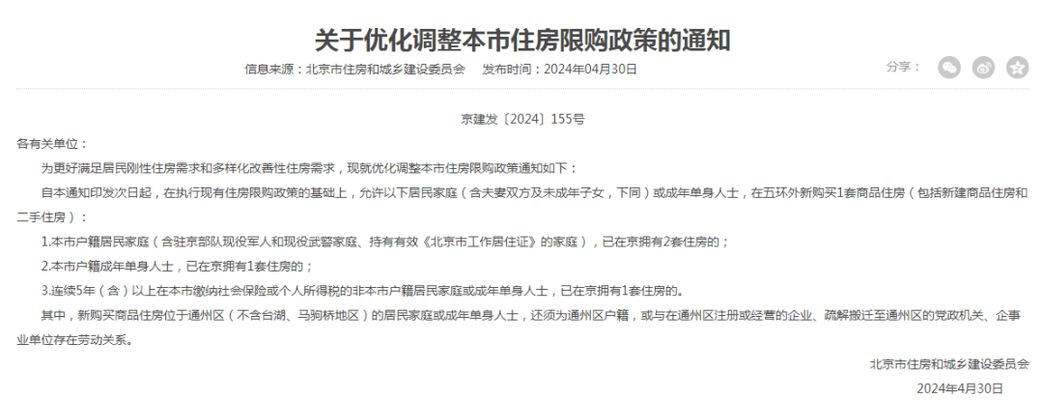 北京房屋新政策出臺（北京公積金貸款額度調(diào)整通州區(qū)購房資格最新規(guī)定） 裝飾幕墻施工 第3張