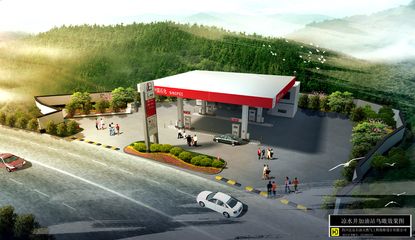 加油站棚算建筑面積（《建筑工程建筑面積計算規(guī)范》加油站棚設(shè)計規(guī)范分析） 鋼結(jié)構(gòu)鋼結(jié)構(gòu)停車場設(shè)計 第3張