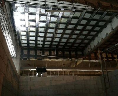 房屋頂部加固方案圖片 鋼結(jié)構(gòu)網(wǎng)架施工 第1張