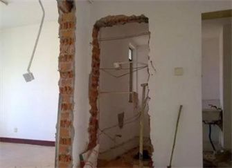 承重墻拆一半應怎樣重新加固（如何判斷墻體是否為承重墻） 裝飾工裝設(shè)計 第1張