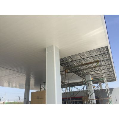 加油棚造型(加油站棚設(shè)計(jì)趨勢(shì)分析加油站棚品牌展示技巧) 結(jié)構(gòu)污水處理池設(shè)計(jì) 第2張 加油棚造型(加油站棚設(shè)計(jì)趨勢(shì)分析加油站棚品牌展示技巧) 結(jié)構(gòu)污水處理池設(shè)計(jì) 第2張