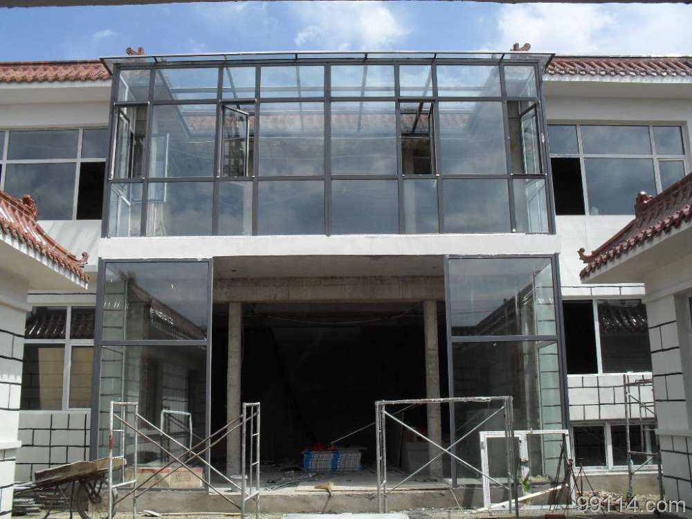 鋼結構玻璃房效果圖（鋼結構玻璃房裝修效果圖） 鋼結構有限元分析設計 第3張