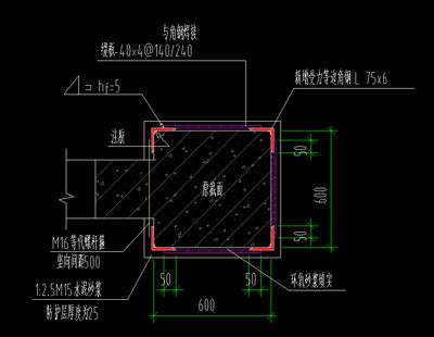 柱加固綴板表示方法(70*4@250(1500)/250) 鋼結(jié)構(gòu)蹦極設(shè)計 第1張 柱加固綴板表示方法(70*4@250(1500)/250) 鋼結(jié)構(gòu)蹦極設(shè)計 第1張