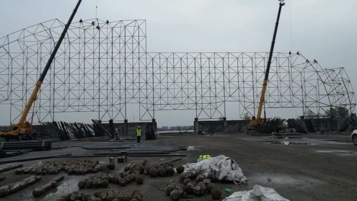 網(wǎng)架結(jié)構(gòu)安裝視頻(網(wǎng)架結(jié)構(gòu)施工難點解析網(wǎng)架結(jié)構(gòu)施工難點解析) 鋼結(jié)構(gòu)桁架施工 第2張 網(wǎng)架結(jié)構(gòu)安裝視頻(網(wǎng)架結(jié)構(gòu)施工難點解析網(wǎng)架結(jié)構(gòu)施工難點解析) 鋼結(jié)構(gòu)桁架施工 第2張