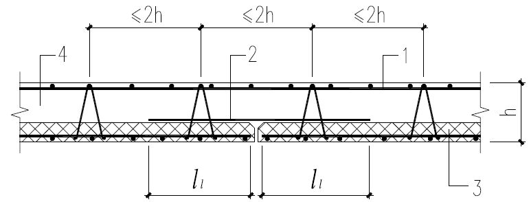 桁架板鋼筋布置方法（桁架樓承板的鋼筋布置的方法和施工流程） 結(jié)構(gòu)工業(yè)鋼結(jié)構(gòu)施工 第3張