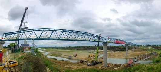 管道桁架跨越 鋼結(jié)構(gòu)跳臺(tái)設(shè)計(jì) 第3張 管道桁架跨越 鋼結(jié)構(gòu)跳臺(tái)設(shè)計(jì) 第3張