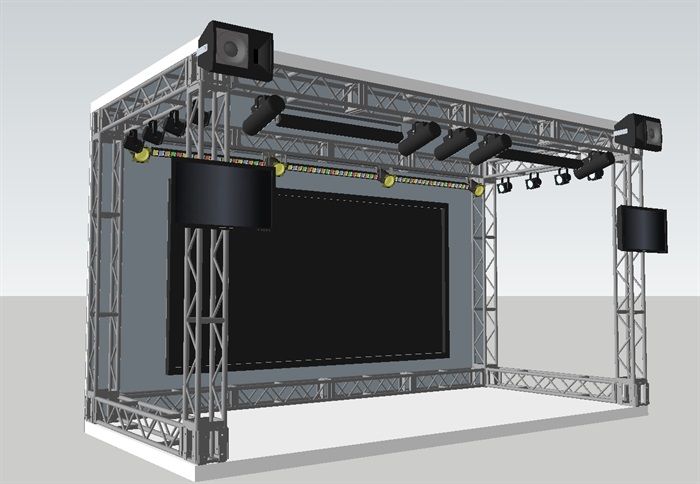 舞臺(tái)桁架是什么意思?。ㄎ枧_(tái)桁架的搭建） 結(jié)構(gòu)工業(yè)鋼結(jié)構(gòu)設(shè)計(jì) 第5張