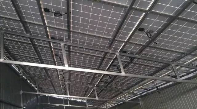 光伏防水屋頂（光伏防水屋頂?shù)膽?yīng)用） 鋼結(jié)構(gòu)鋼結(jié)構(gòu)停車場施工 第1張