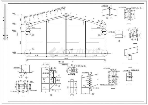 鋼架結(jié)構(gòu)房屋圖紙大全(鋼架結(jié)構(gòu)房屋圖紙) 裝飾家裝施工 第5張 鋼架結(jié)構(gòu)房屋圖紙大全(鋼架結(jié)構(gòu)房屋圖紙) 裝飾家裝施工 第5張