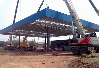 加油站鋼架結(jié)構(gòu)圖片高清大圖（關(guān)于加油站鋼架結(jié)構(gòu)的高清大圖） 建筑消防設(shè)計 第4張