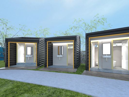 集裝箱內(nèi)衛(wèi)生間怎么設(shè)計(jì)（集裝箱衛(wèi)生間智能化改造方案） 鋼結(jié)構(gòu)框架施工 第5張