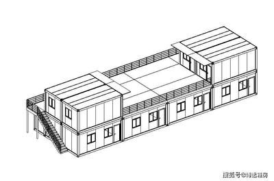 集裝箱布局圖 建筑施工圖設(shè)計 第3張