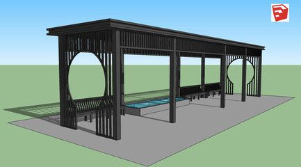 鋼結(jié)構(gòu)廊架效果圖與圖紙 結(jié)構(gòu)污水處理池施工 第5張 鋼結(jié)構(gòu)廊架效果圖與圖紙 結(jié)構(gòu)污水處理池施工 第5張