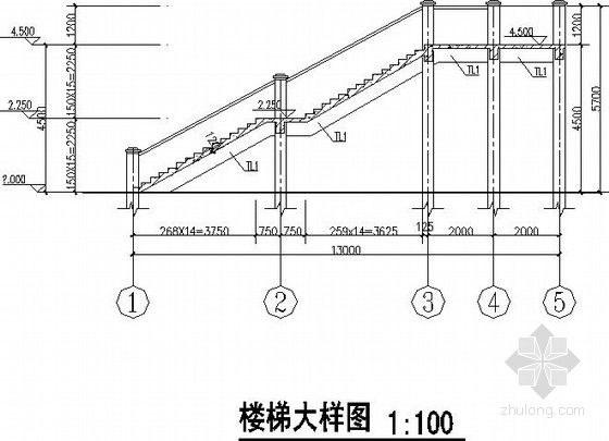 室外鋼結(jié)構(gòu)樓梯大樣圖 結(jié)構(gòu)工業(yè)鋼結(jié)構(gòu)設(shè)計 第4張