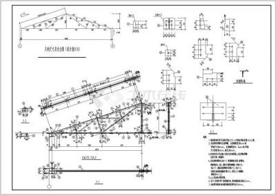 梯形鋼屋架施工圖繪制要求 鋼結(jié)構(gòu)網(wǎng)架設(shè)計(jì) 第5張 梯形鋼屋架施工圖繪制要求 鋼結(jié)構(gòu)網(wǎng)架設(shè)計(jì) 第5張
