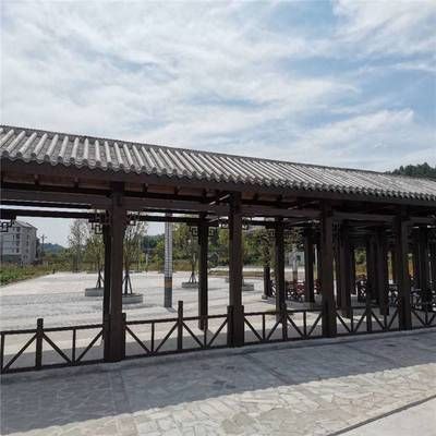 鋼結構仿古長廊 結構工業(yè)裝備施工 第5張 鋼結構仿古長廊 結構工業(yè)裝備施工 第5張