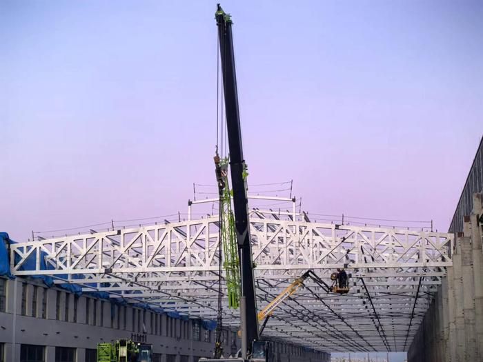 鋼屋架圖片裝車圖片 建筑施工圖設(shè)計(jì) 第4張 鋼屋架圖片裝車圖片 建筑施工圖設(shè)計(jì) 第4張