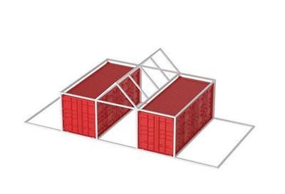 集裝箱房框架效果圖大全 結(jié)構(gòu)電力行業(yè)設(shè)計(jì) 第5張