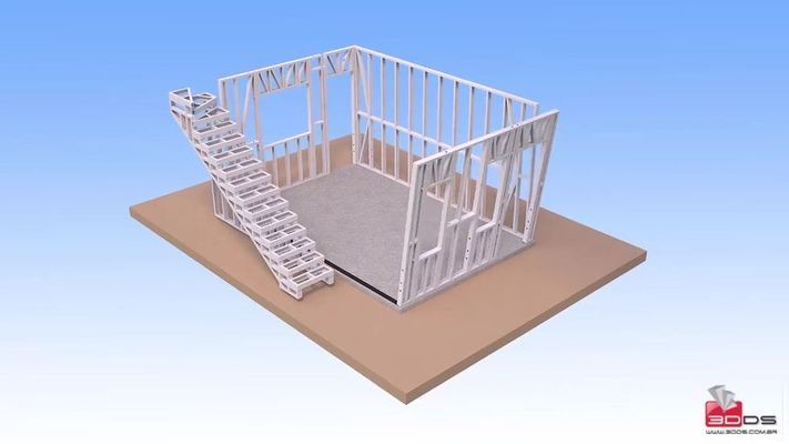 二層鋼結(jié)構(gòu)別墅建造視頻教程 結(jié)構(gòu)機(jī)械鋼結(jié)構(gòu)施工 第3張