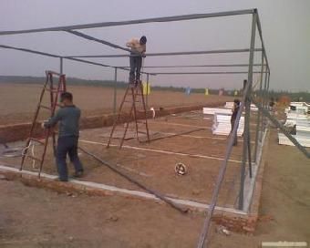 彩鋼房搭建過(guò)程圖片（彩鋼房搭建過(guò)程圖片查詢） 結(jié)構(gòu)污水處理池設(shè)計(jì) 第2張