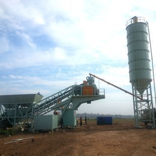 可移動(dòng)式攪拌站（可移動(dòng)式攪拌站是將傳統(tǒng)固定式混凝土攪拌站的物料儲(chǔ)料、稱量、輸送、卸料和全自動(dòng)控制系統(tǒng)） 結(jié)構(gòu)橋梁鋼結(jié)構(gòu)設(shè)計(jì) 第2張