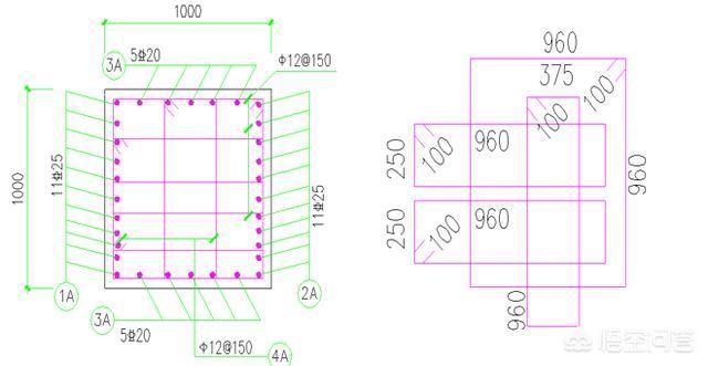 房屋梁的鋼筋分布圖（房屋梁的鋼筋分布圖包括梁的編號(hào)、截面尺寸、箍筋、架立筋） 北京加固施工 第3張