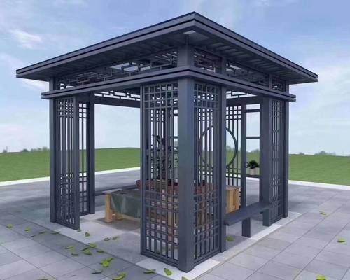 景觀鋼結(jié)構(gòu)廊架制作專業(yè)廠家有哪些（景觀鋼結(jié)構(gòu)廊架設(shè)計案例） 結(jié)構(gòu)工業(yè)裝備施工 第2張