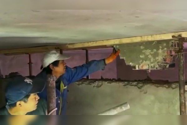 拆墻加梁視頻(拆墻加梁的一般步驟) 鋼結構蹦極施工 第2張 拆墻加梁視頻(拆墻加梁的一般步驟) 鋼結構蹦極施工 第2張