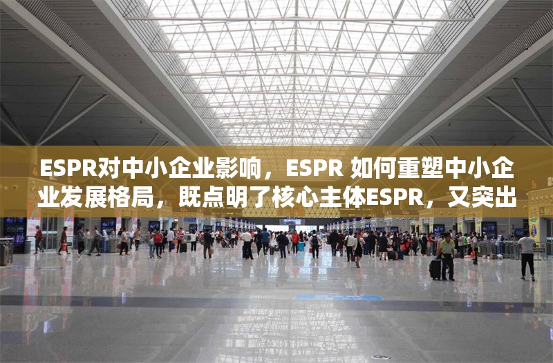 ESPR對中小企業(yè)影響，ESPR 如何重塑中小企業(yè)發(fā)展格局，既點明了核心主體ESPR，又突出了其對中小企業(yè)的影響這一關(guān)鍵內(nèi)容，重塑……格局這樣的表述也增添了一種動態(tài)感和重要性，容易引發(fā)讀者對 ESPR 在中小企業(yè)領(lǐng)域作用的深入探究興趣， 行業(yè)新聞 第1張