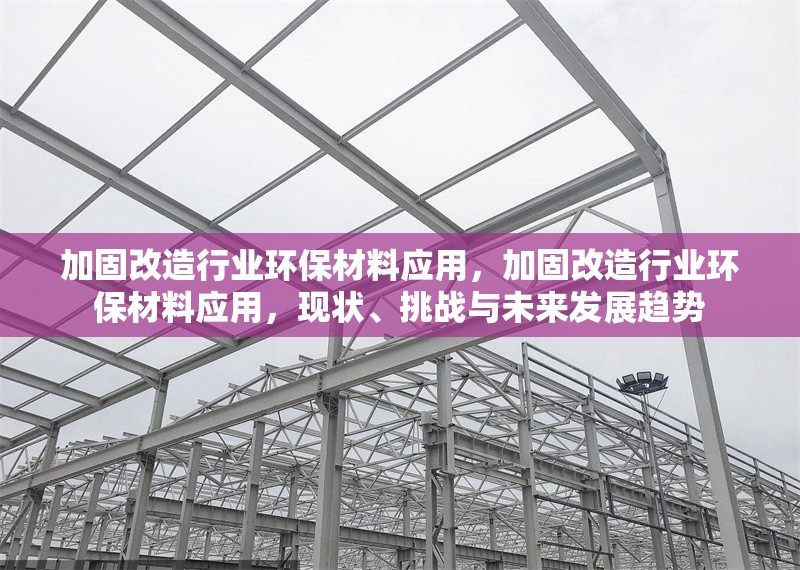 加固改造行業(yè)環(huán)保材料應(yīng)用，加固改造行業(yè)環(huán)保材料應(yīng)用，現(xiàn)狀、挑戰(zhàn)與未來(lái)發(fā)展趨勢(shì)