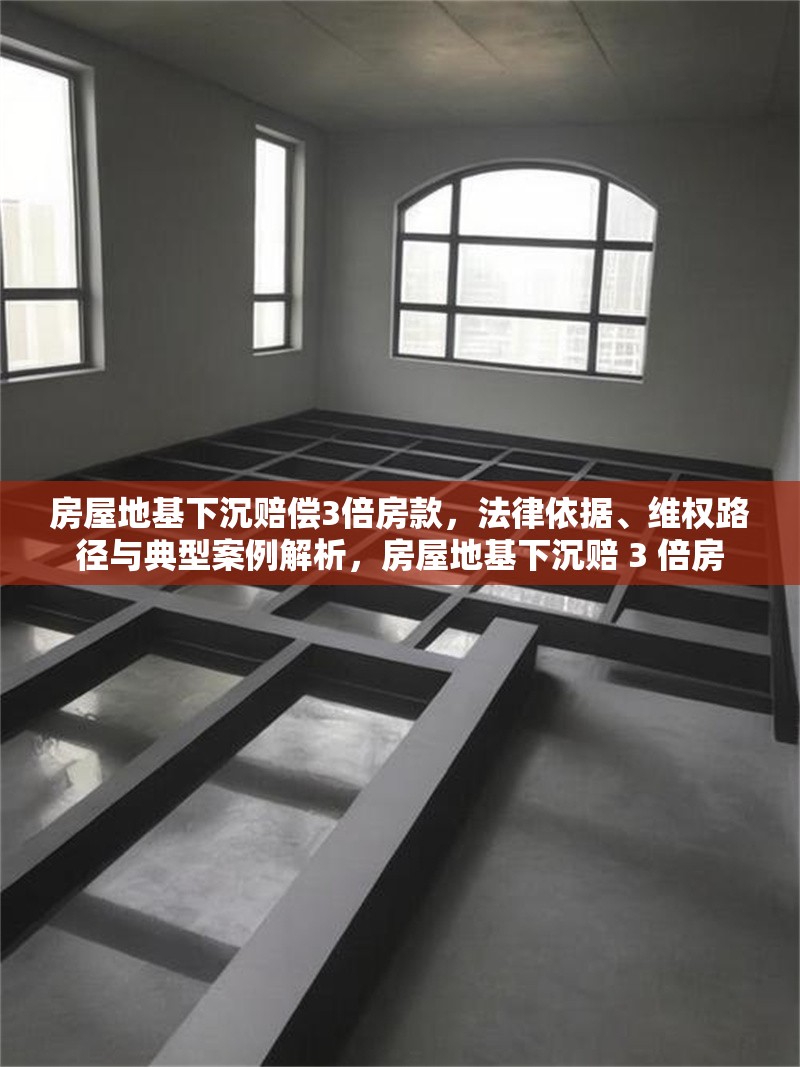 房屋地基下沉賠償3倍房款，法律依據(jù)、維權(quán)路徑與典型案例解析，房屋地基下沉賠 3 倍房