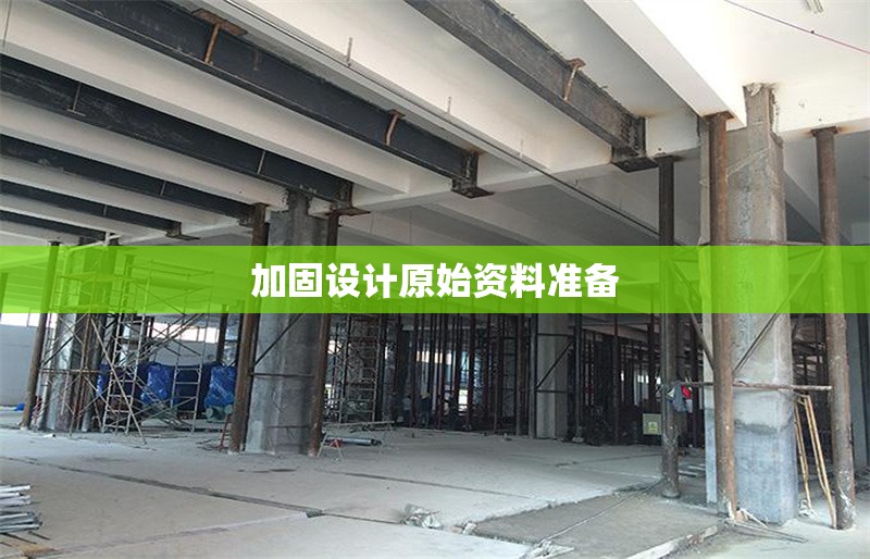 加固設(shè)計原始資料準(zhǔn)備