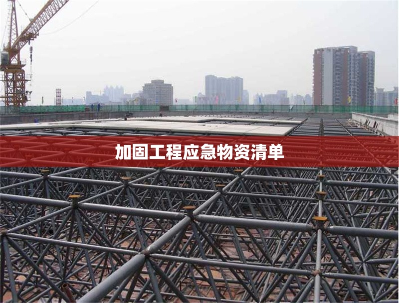 加固工程應(yīng)急物資清單 行業(yè)新聞 第1張