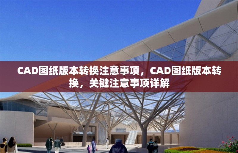 CAD圖紙版本轉換注意事項，CAD圖紙版本轉換，關鍵注意事項詳解 行業(yè)新聞 第1張
