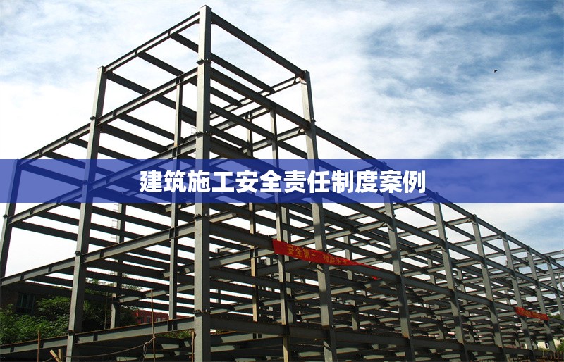 建筑施工安全責(zé)任制度案例 行業(yè)新聞 第1張