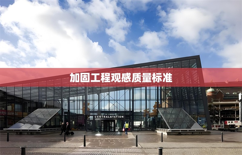 加固工程觀感質(zhì)量標(biāo)準(zhǔn) 行業(yè)新聞 第1張 加固工程觀感質(zhì)量標(biāo)準(zhǔn) 行業(yè)新聞 第1張