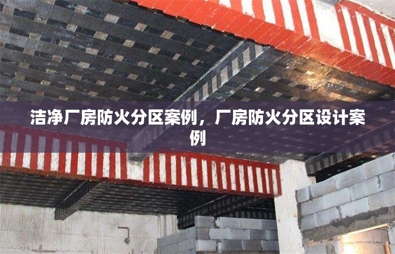 潔凈廠房防火分區(qū)案例，廠房防火分區(qū)設(shè)計(jì)案例 行業(yè)新聞 第1張