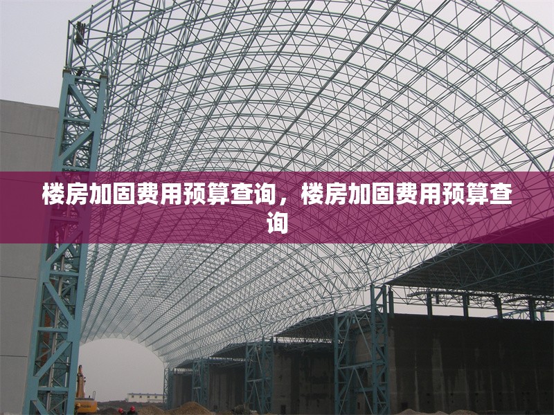 樓房加固費(fèi)用預(yù)算查詢，樓房加固費(fèi)用預(yù)算查詢 行業(yè)新聞 第1張