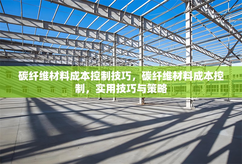 碳纖維材料成本控制技巧，碳纖維材料成本控制，實(shí)用技巧與策略 行業(yè)新聞 第6張